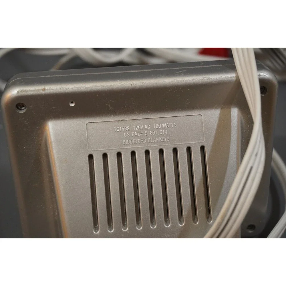 Biddeford Electric Blanket Controller TC15B2 4-Prong Single Unit Silver Tested